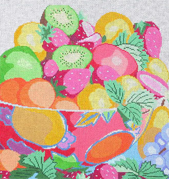 Fabulous Fruit Bowl  (Handpainted by Jean Smith)