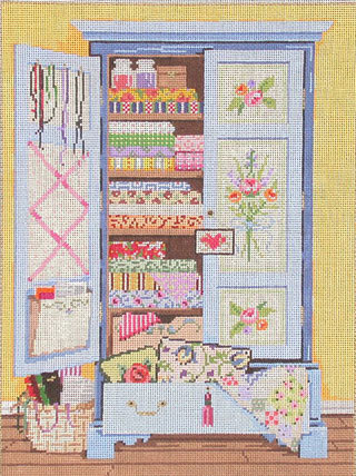 Armoire  (Handpainted by Sandra Gilmore Designs)