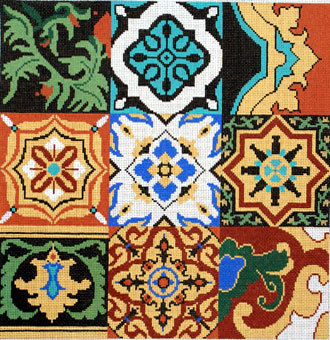 Persian Tile Pattern  (handpainted by Treglown Designs)