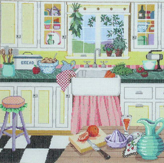 Grandma's Kitchen   (Handpainted by Sandra Gilmore Designs)