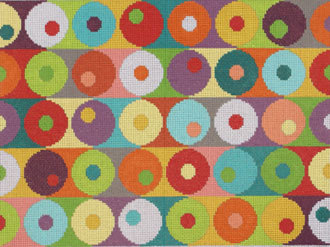 Contemporary Circles  (Handpainted by Needledeeva )