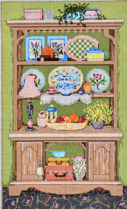 Cupboard  (Handpainted by Sandra Gilmore)