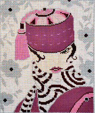Lady D   (Handpainted by Barbara Russell Designs)