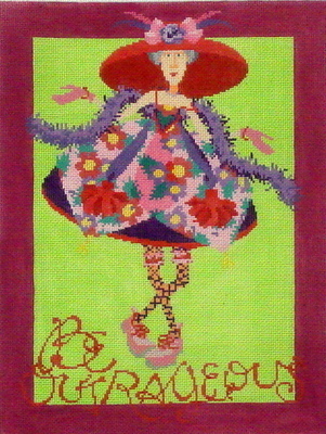 Be Outrageous     (Hand Painted by Ruth Schmuff Designs))