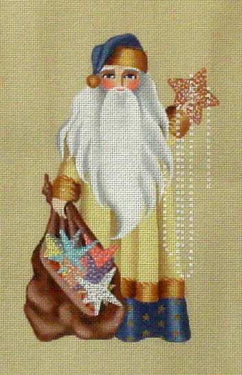 Seeing Stars Santa      (Handpainted by Leigh Designs)