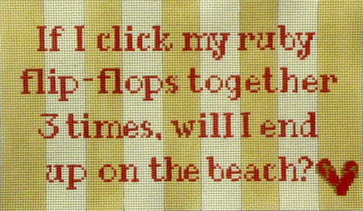 Ruby Flip Flops        (Needle Crossing)*Product may take longer than usual to arrive*