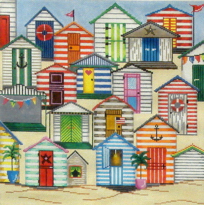 Cabanas (Handpainted by Patti Mann)*Product may take longer than usual to arrive*