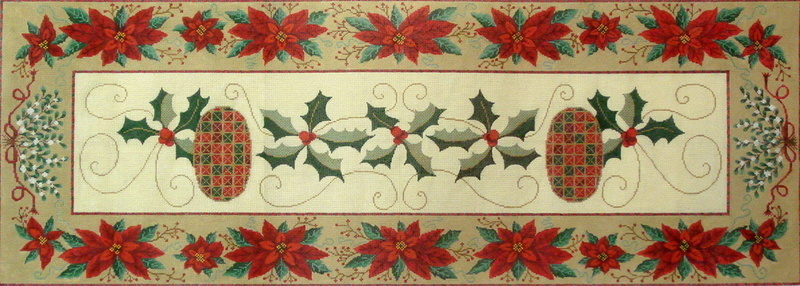 Christmas Table Runner (Exclusive to Needlepoint Alley ) Christmas Table Runner (Exclusive to Needlepoint Alley )