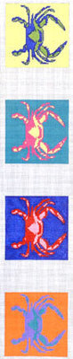 Crab 1 Coasters (Handpainted by The Point of It All Designs)*Product may take longer than usual to arrive*