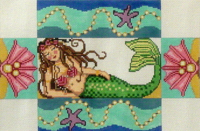 Mermaid Treasure Brick Cover   (Hand Painted by Gayla Elliott Designs)