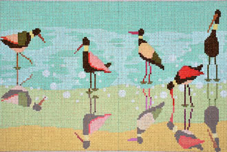 Shorebirds (Handpainted by Birds of a Feather)*Product may take longer than usual to arrive*
