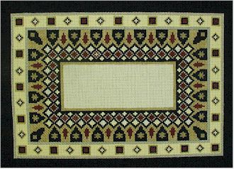 Stars & Gems Navy Tallis Bag   (Handpainted by Susan Roberts)