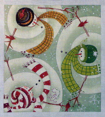 Warm Greetings  (Hand Painted Canvas by Maggie & Company)
