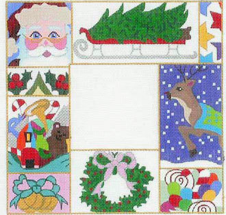 Christmas Patchwork Picture Frame