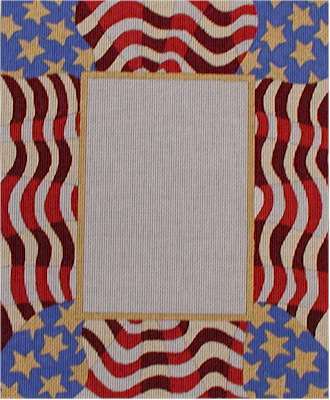 Waving Flag Picture Frame