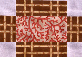 Coral Lattice Brick Cover (Handpainted by Associated Talents)*Product may take longer than usual to arrive*