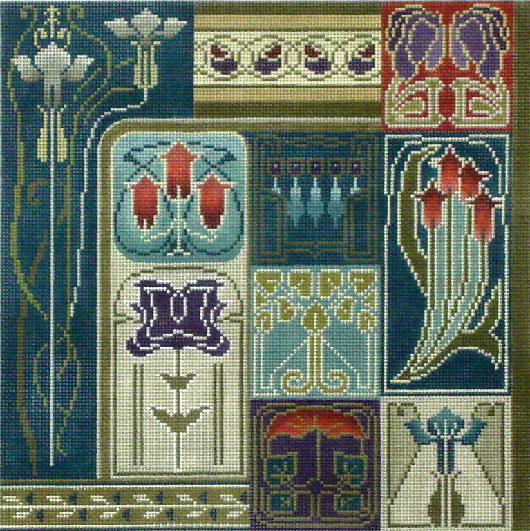 Art Nouveau  (handpainted by Mindy)
