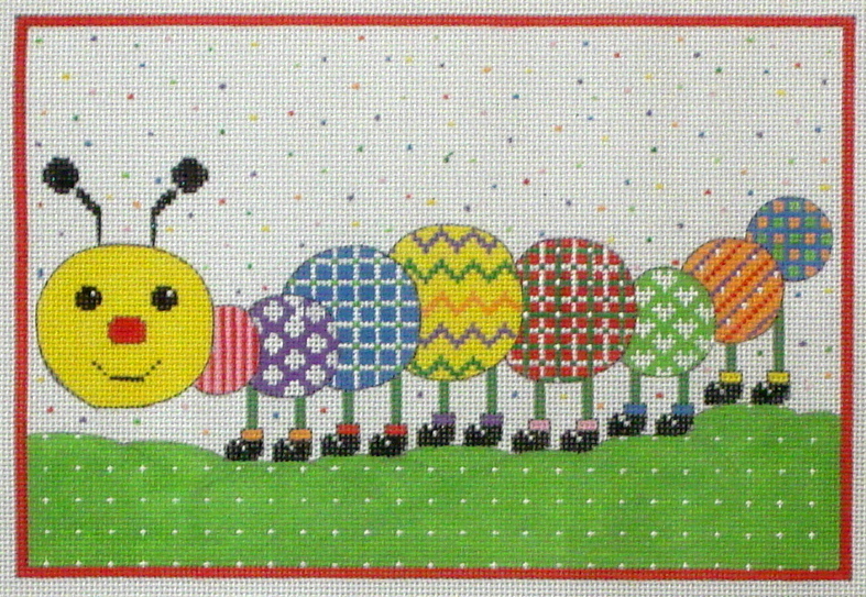 Primary Caterpillar  (Handpainted by Alice Peterson)