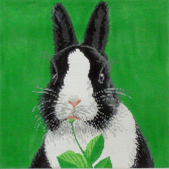 Bunny, Black & White   (handpainted from Meredith Collection)