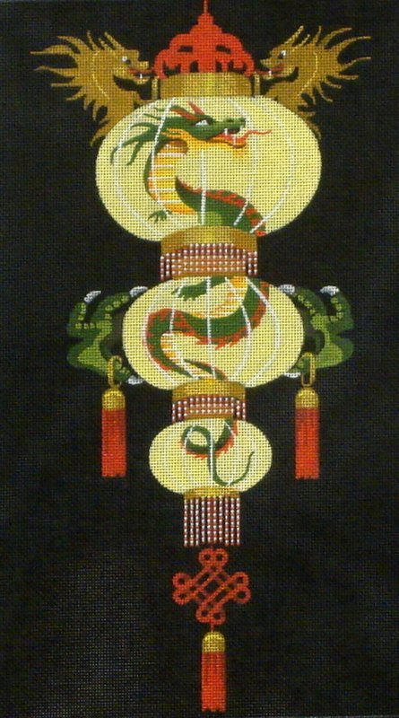 Sentinel of Wisdom, includes stitch guide      (Handpainted by Leigh Designs)