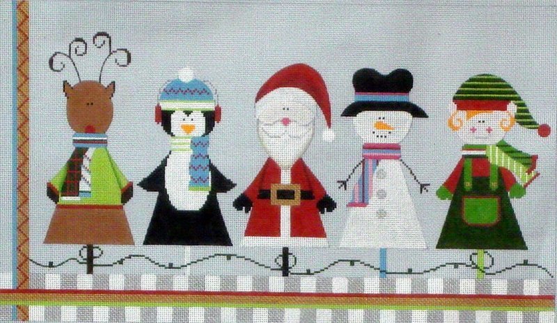 Christmas Friends (Handpainted by Sew Much Fun) Christmas Friends (Handpainted by Sew Much Fun)