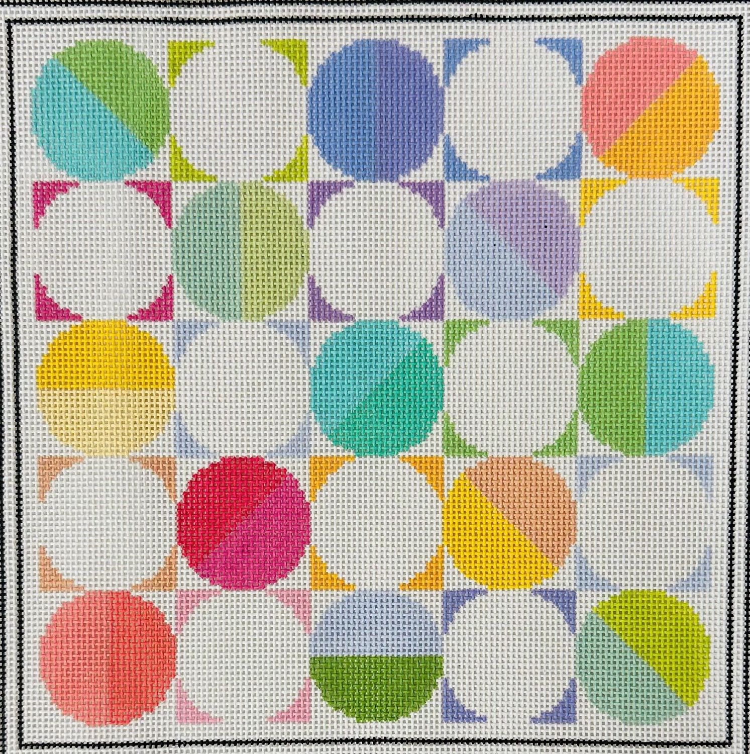 Checkerboard Squares  (Handpainted by Elizabeth Crane Swartz)