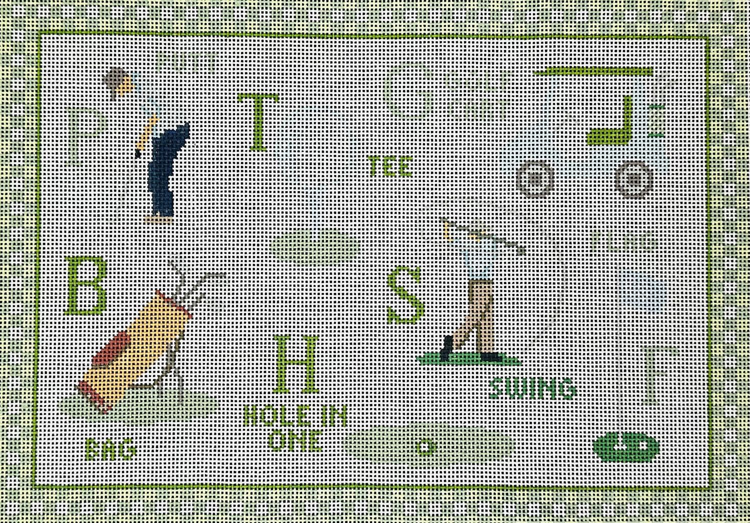 Golf ABC  (Handpainted by Stitch Style)