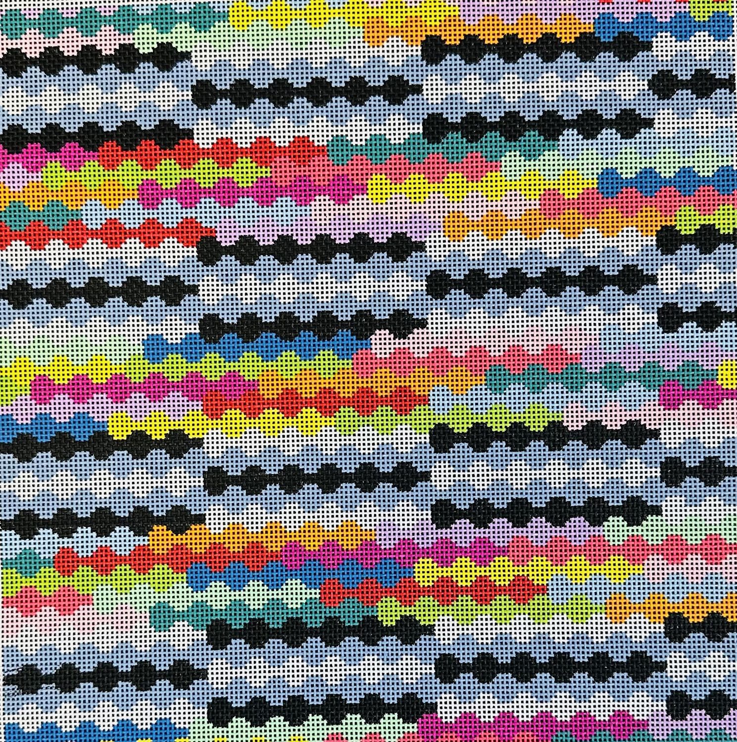 Bubble Lines  (Handpainted by Mopsey)