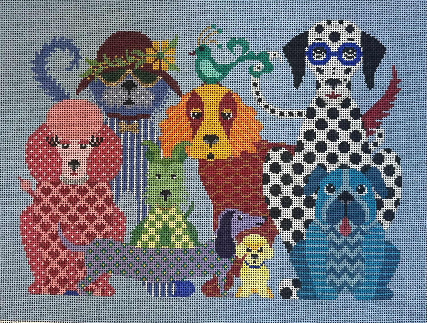 Dog Gone Good  (Handpainted by JP Needlepoint)