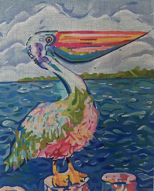 Pelican  (Handpainted by Kate Dickerson)