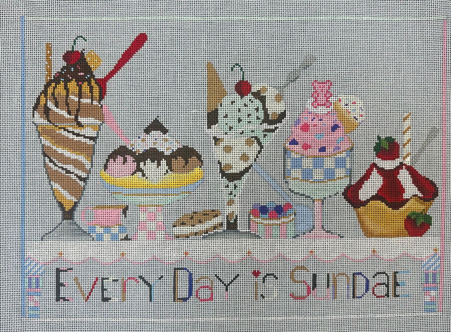 Sundaes  (Handpainted by Sew Much Fun)