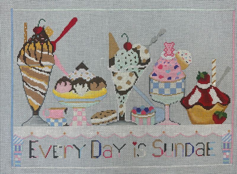 Sundaes  (Handpainted by Sew Much Fun)