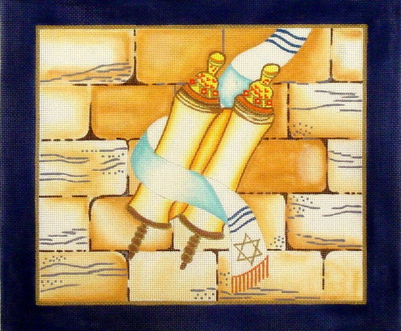 Judaica Tallis Bag   (Handpainted by Alice Peterson)