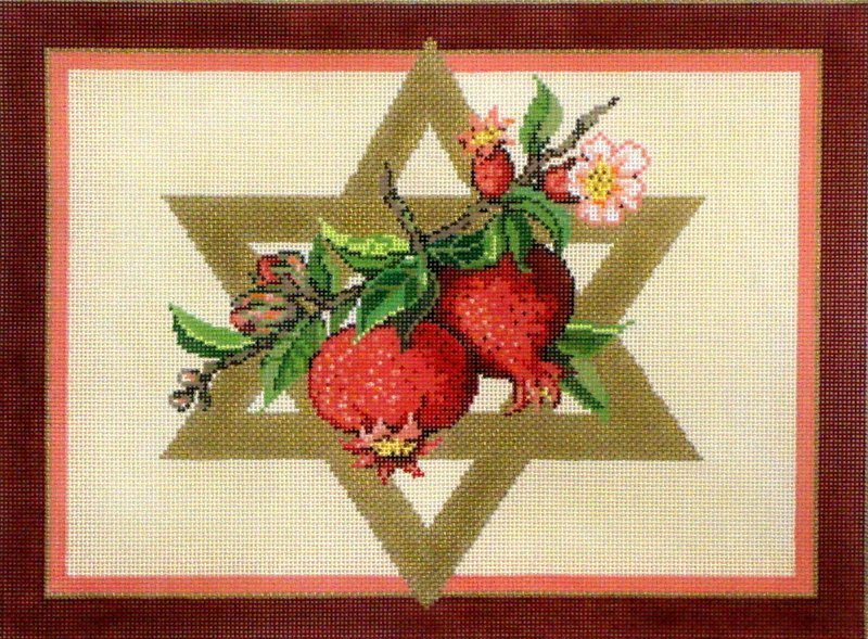 Star of David Tallis Bag  (Handpainted by Sandra Gilmore)