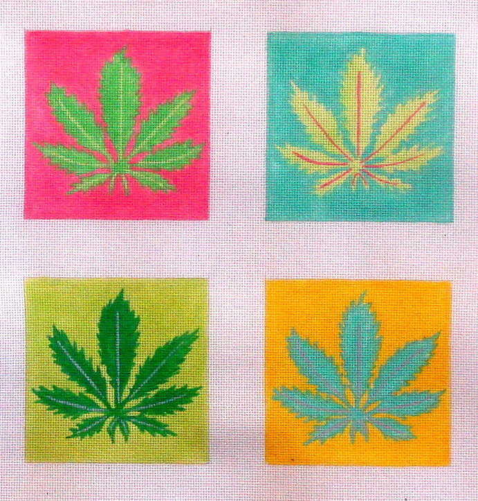 Plant Coasters  (Handpainted by Kate Dickerson)