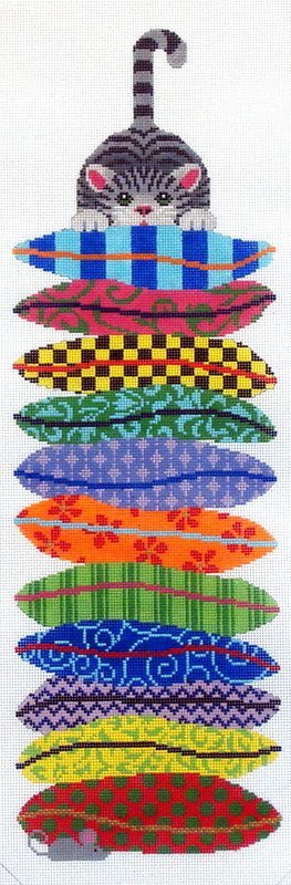 Cat on a Stack  (Handpainted by JP)