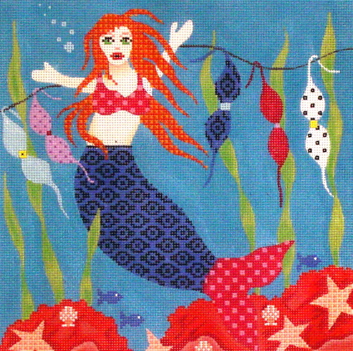 Mermaid     (handpainted by Maggie)