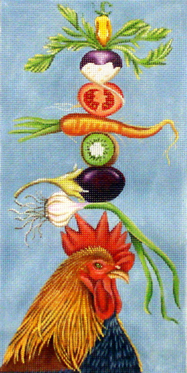 Veggie Rooster     (handpainted by Vikki Sawyer)*Product may take longer than usual to arrive*