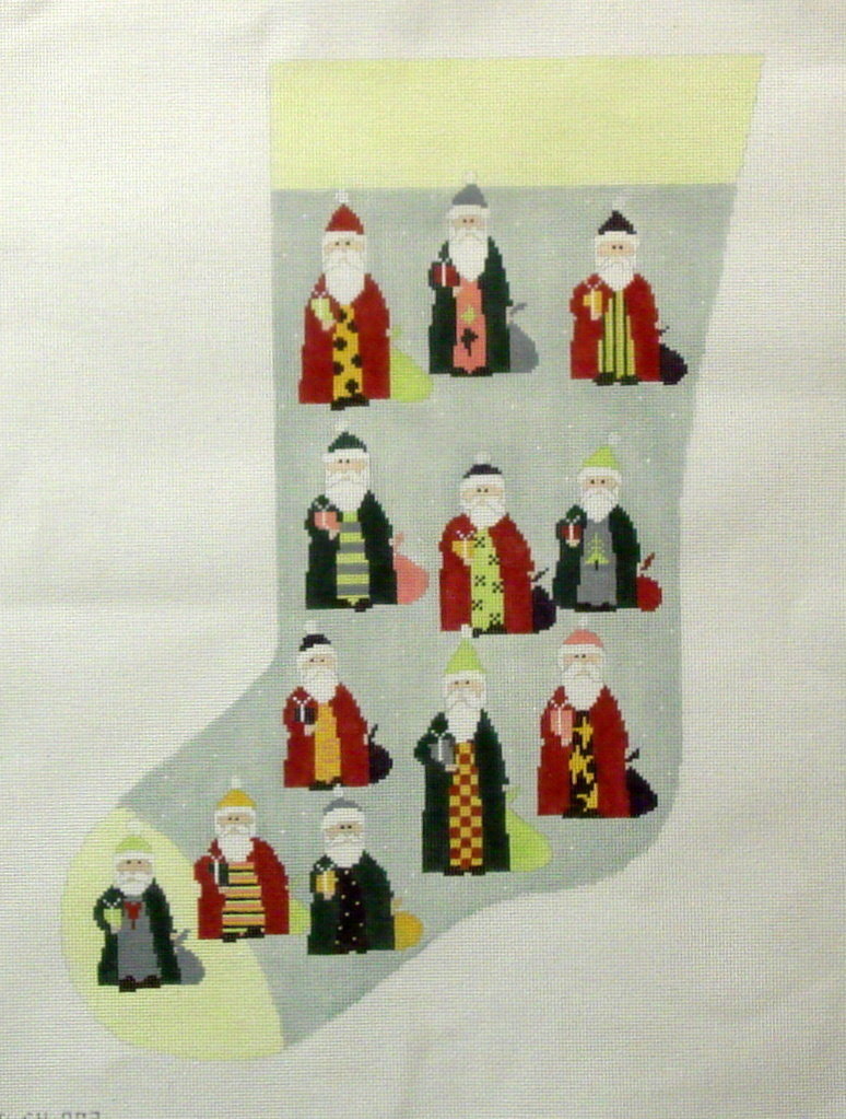 Santa Stocking (Handpainted by Pippin)