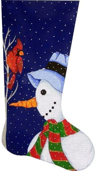 Snowman Stocking      (handpainted from Alice Peterson)*Product may take longer than usual to arrive*