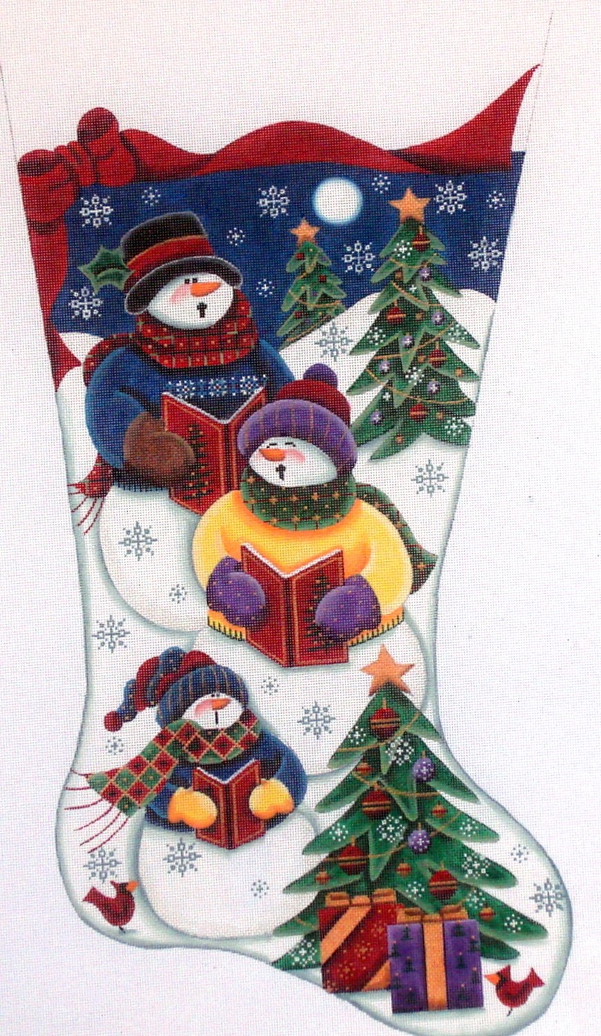 Snow Carolers     (handpainted from Rebecca Woods)