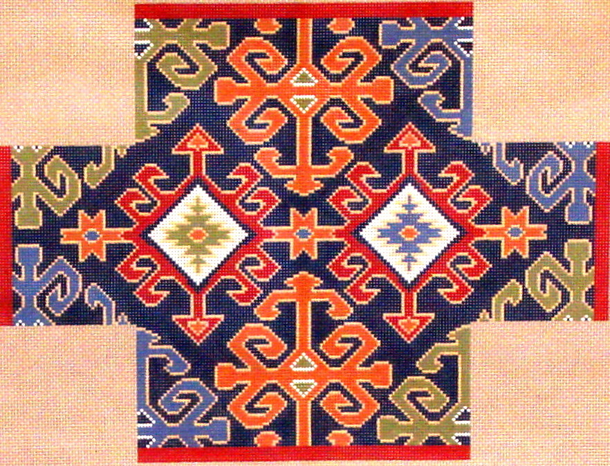 Geometric Brick Cover (handpainted from Canvasworks) Geometric Brick Cover (handpainted from Canvasworks)