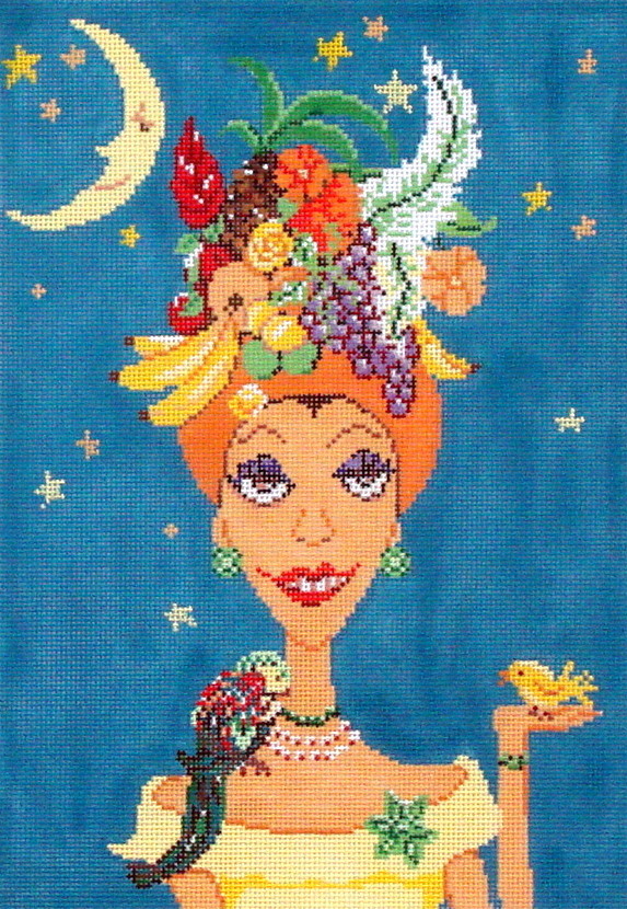 Carmen Miranda   (handpainted from The Meredith Collection)