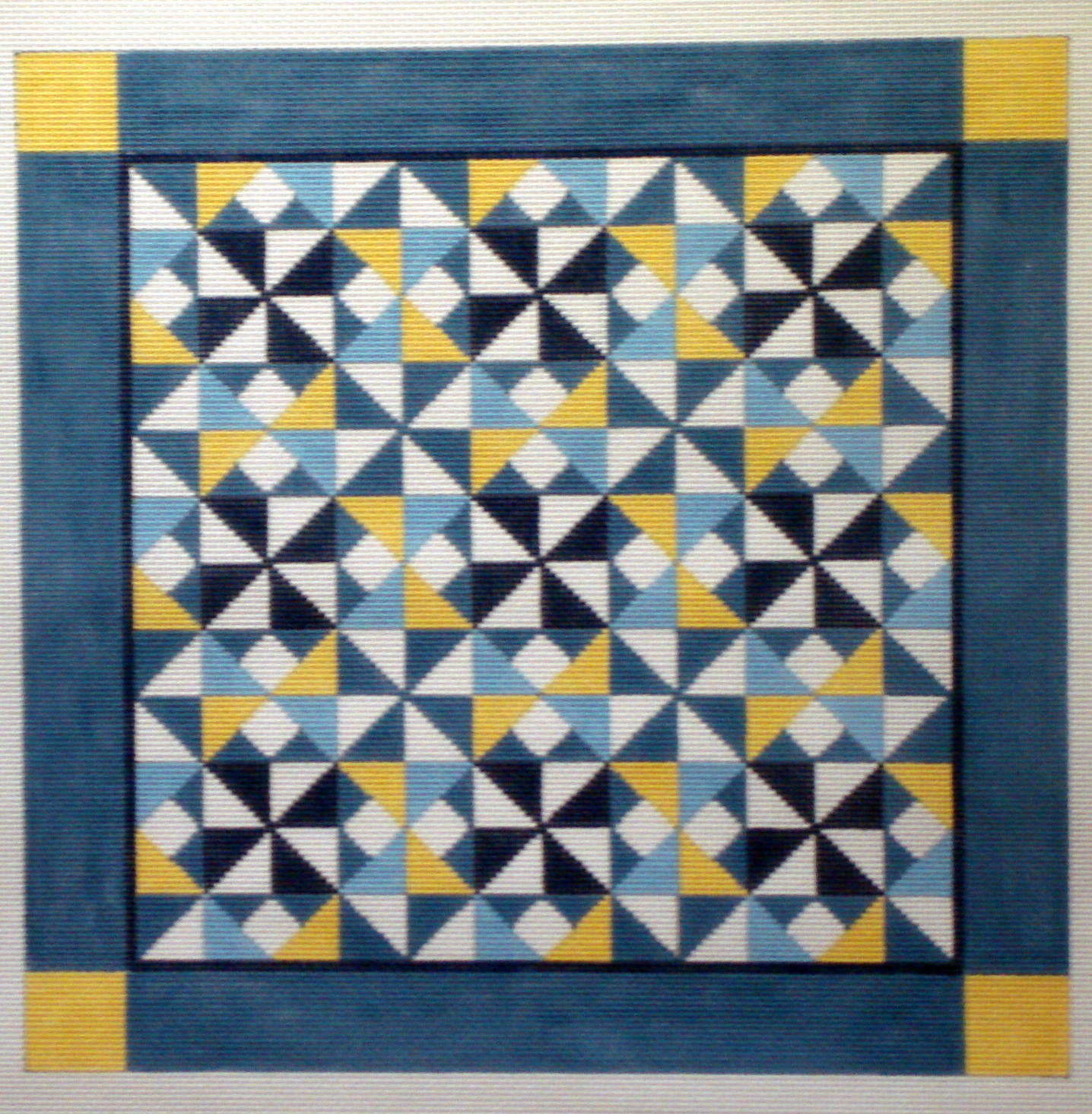 Diamond Pinwheel Quilt (handpainted by Susan Roberts) Diamond Pinwheel Quilt (handpainted by Susan Roberts)
