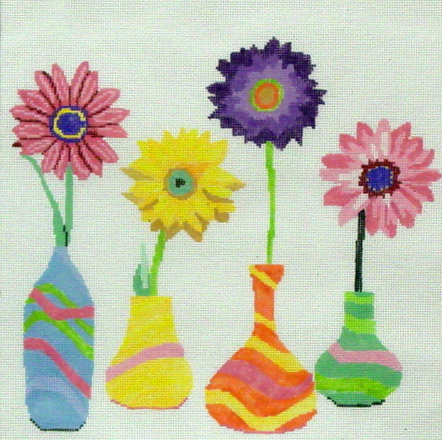 Floral Friends #1     (handpainted by Jean Smith)