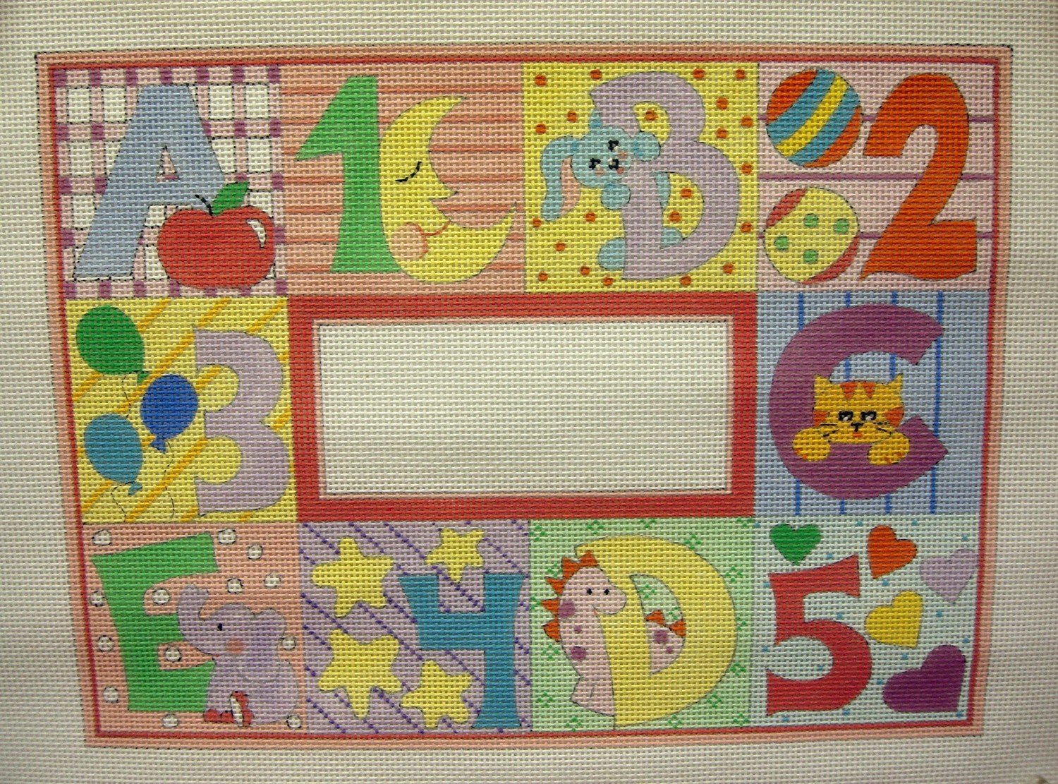 Pastel ABC & 123  ( Handpainted by Alice Peterson Company)