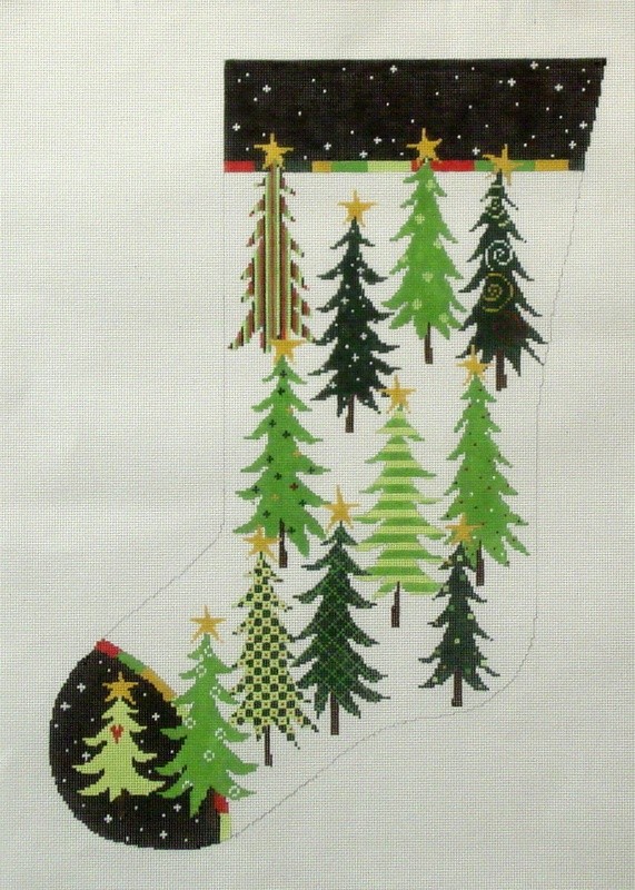 Tree Stocking  (handpainted from Pippin Studio)