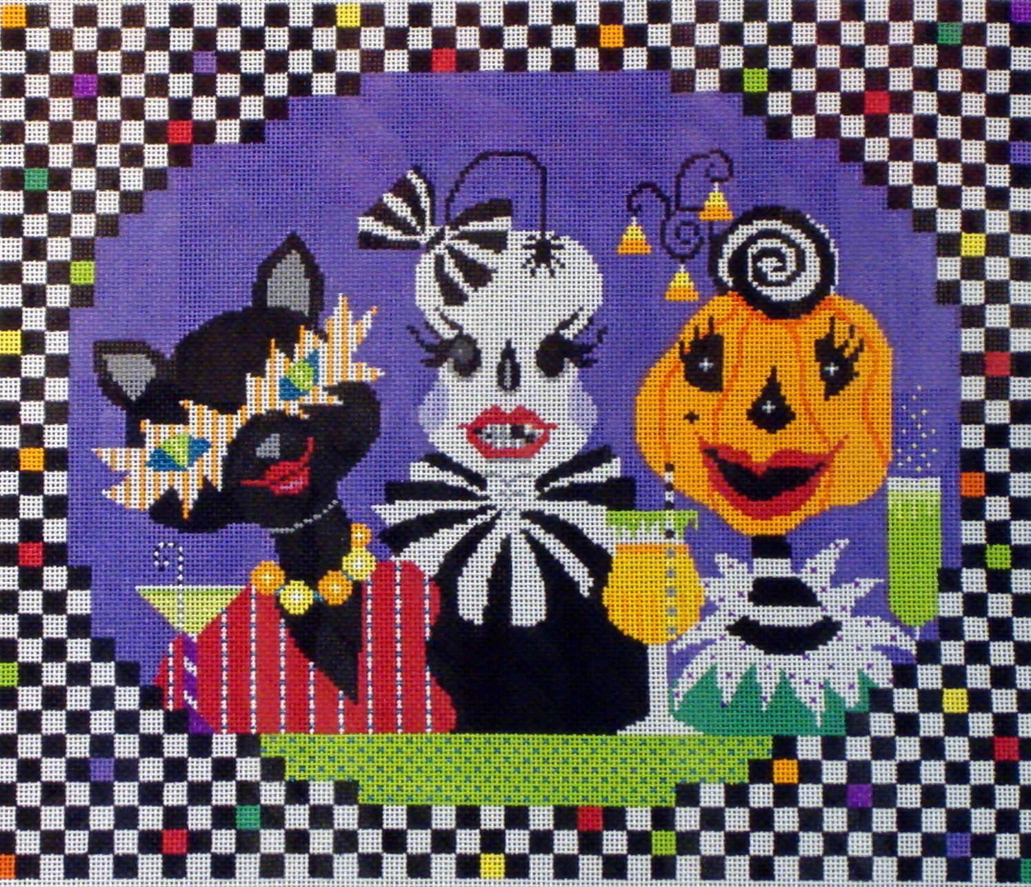 Ghoulish Girls Night Out   (Handpainted by Shelly Tribbey Designs)