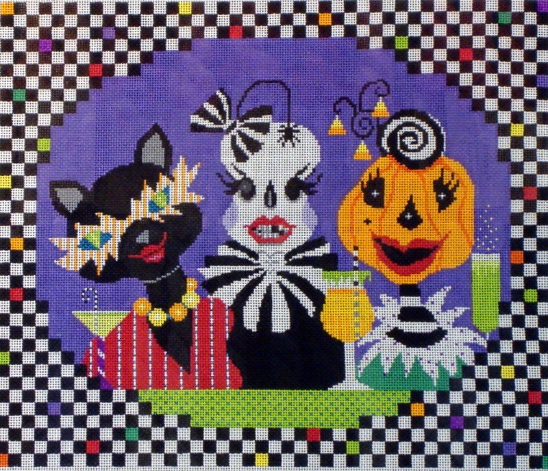 Ghoulish Girls Night Out  (Handpainted by Shelly Tribbey Designs)