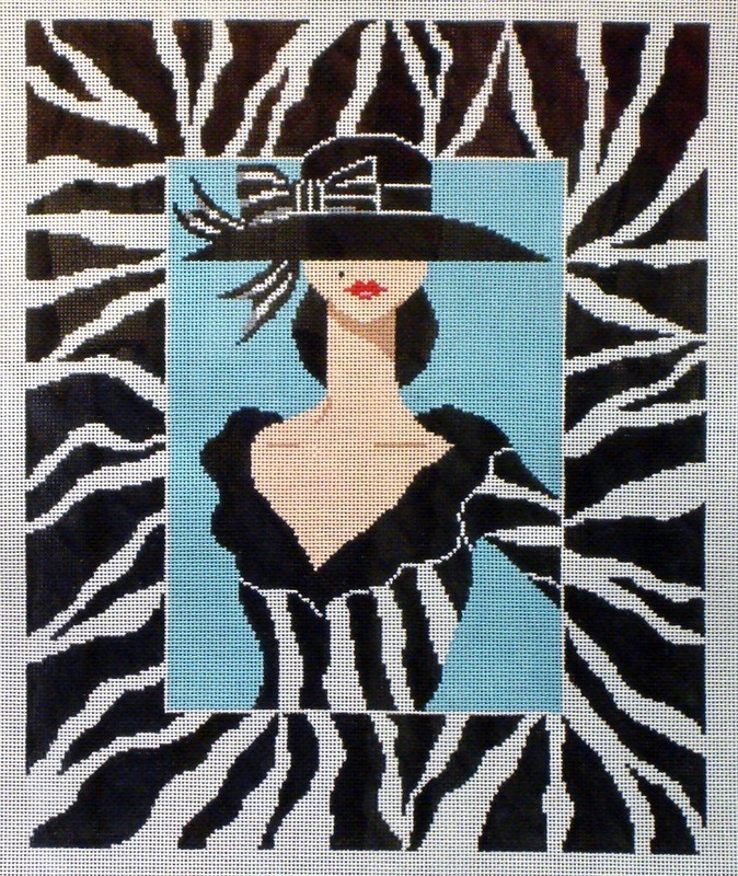 Tres Chic  (Handpainted by Shelley Tribbey)
